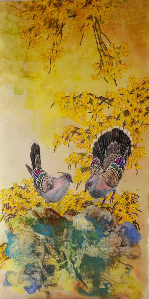 明德春分诗画作品（图3）