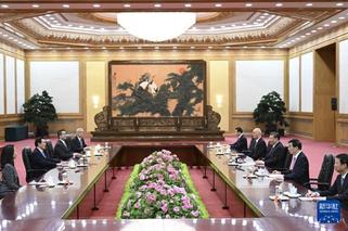 《习近平会见马英九一行抒怀》联机全球发布袁华成作品欣赏（图5）