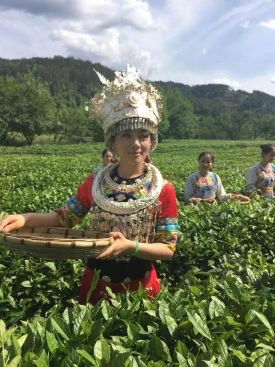 阅诗童/山之子江花博士佳作《鹧鸪天. 土家姑娘采茶忙》奉和而作《鹧鸪天. 茶韵》词：刘佳银【世界诗歌研究院】世界诗人名人展10911期（图7）