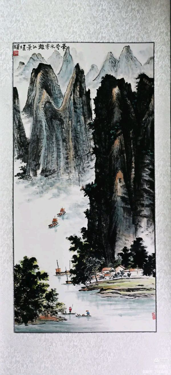 桂林市老年书画研究会百多作品在北京宋庄隆重展出∥书画唯美佳作欣赏专辑∥中国桂林都市漓江诗书画社微刊总(第156期)(图77)