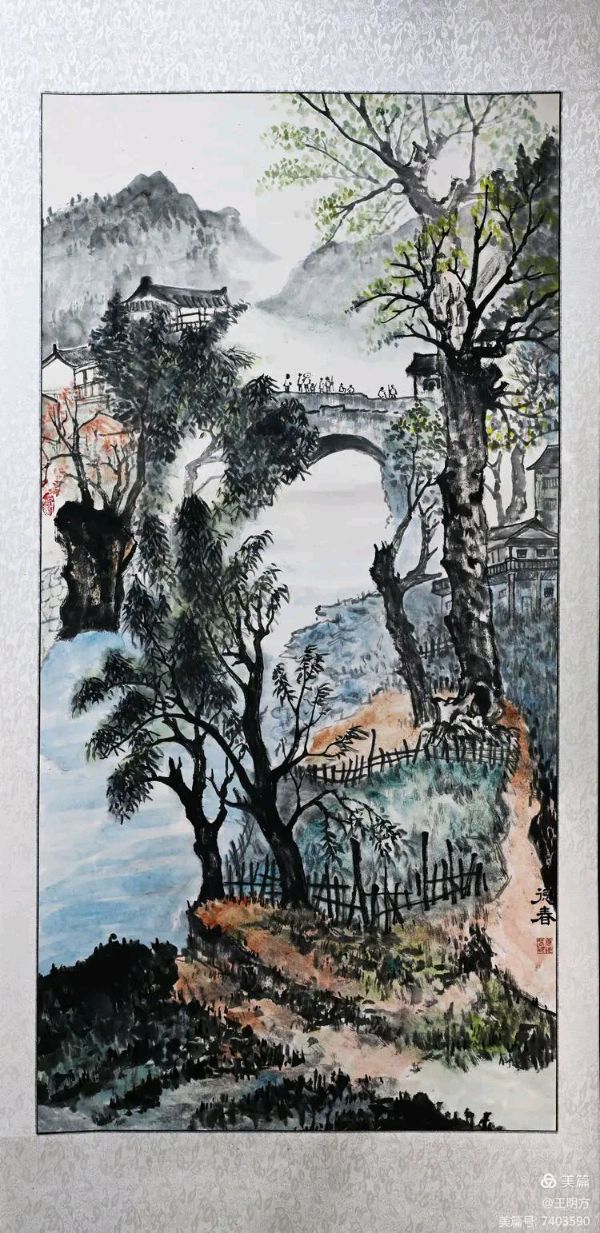 桂林市老年书画研究会百多作品在北京宋庄隆重展出∥书画唯美佳作欣赏专辑∥中国桂林都市漓江诗书画社微刊总(第156期)(图114)