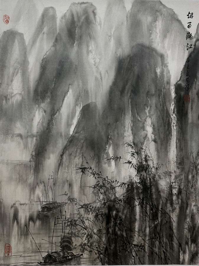 韦运雪.唐江.伍金结.刘兴华.袁名中.牛在坤.晓言等文骚墨客唯美佳作欣赏∥中国桂林都市漓江诗书画社微刊总(第157期)(图31)