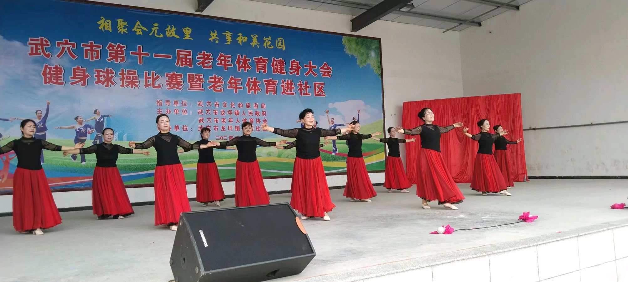 湖北武穴市第十一届老年体育健身大会在会员故里龙坪镇启幕（图4）