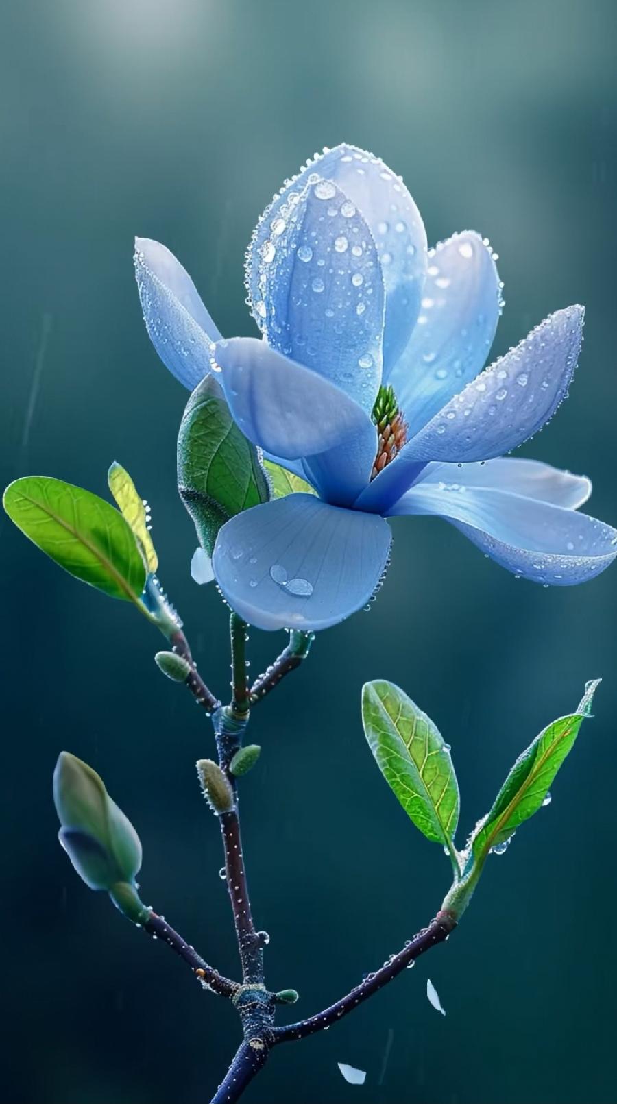 蝶恋花-柳色青新天湛蓝(组合)词||李振林(图16)