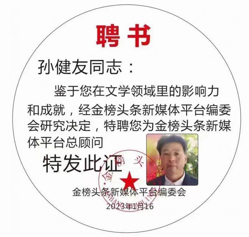 【北京头条】分享(山东诸城)优秀作家诗人孙健友老师《我钟爱姥娘家的村庄郭河套》请欣赏(图19)