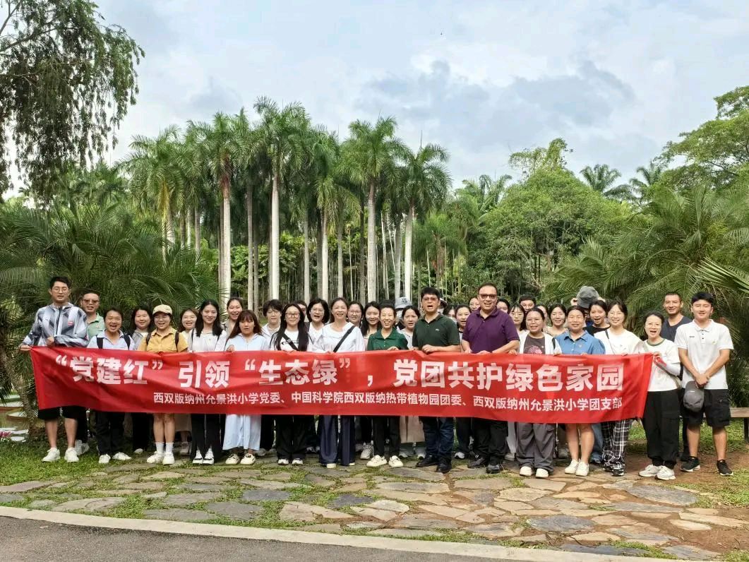 【允美教育集团 】“党建红”引领“生态绿”，党团共护绿色家园（图2）