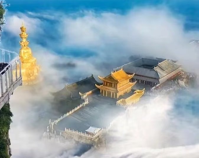 【新诗大观】文化遗产，四大佛山（诗四首）||文/谢爱民（图3）