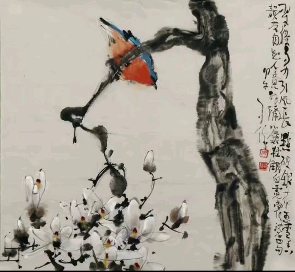 艺术家老菩提朗诵黑马建雄作品《我的老师》致—中国著名画家何多俊（2）（图2）