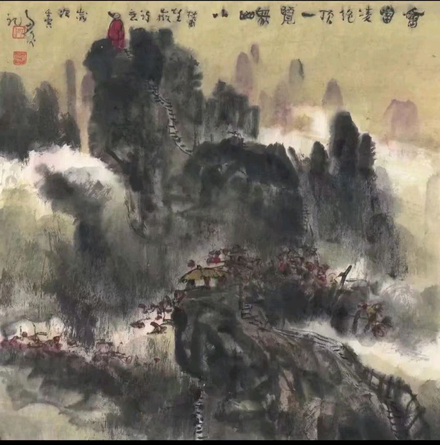 艺术家老菩提朗诵黑马建雄作品《我的老师》致—中国著名画家何多俊（2）（图7）