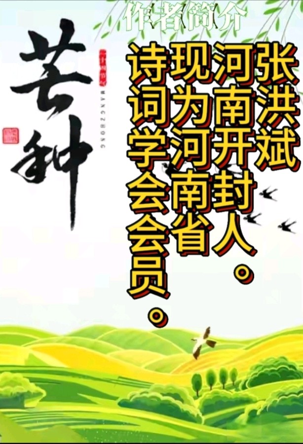 《现代诗人张洪斌新作》作者:张洪斌 配乐:《诗画音乐》 [中国现代诗歌文化传媒]（图11）