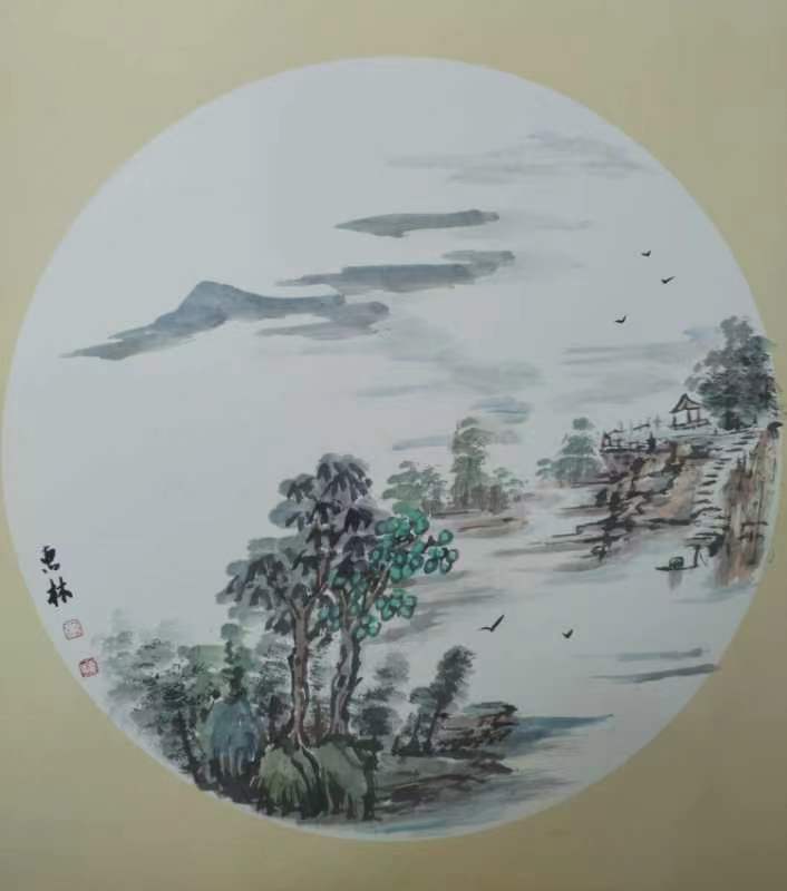 墨随心走书画流香匠心独运企业辉煌（图13）