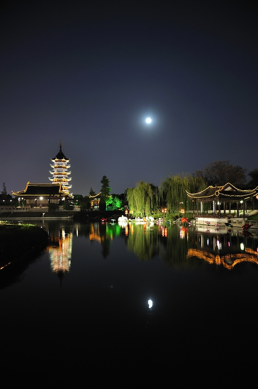 七律·题图——月夜怀思（文/韩满林）……莲叶之珠文学社（图3）