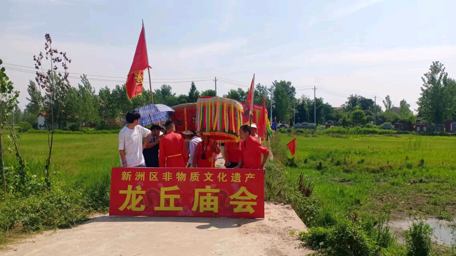 弘扬感恩文化：武汉新洲三店街主办“龙丘发驾节”（图3）