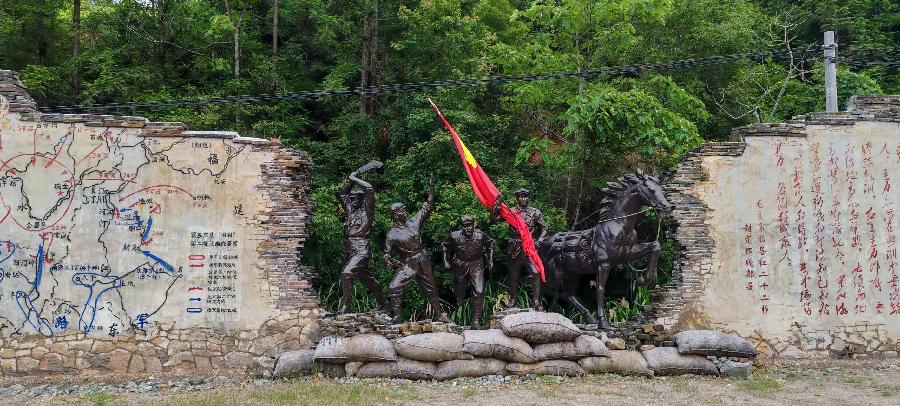 满江红·瞻红22师师部驻地旧址会昌站塘李官山（文/邹晓华）……莲叶之珠文学社（图3）