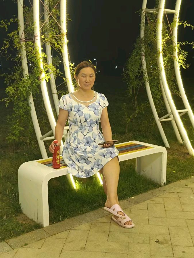 仲夏夜漫步洛阳伊滨中央公园 原作/梁立锋