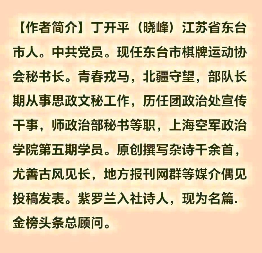 【北京头条】分享（江苏）优秀诗人丁开平老师《古风*党旗颂》外一首请欣赏（图10）