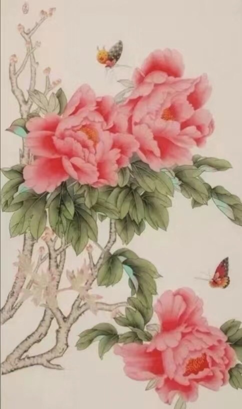 七律·钟情牡丹｜李百合（图2）