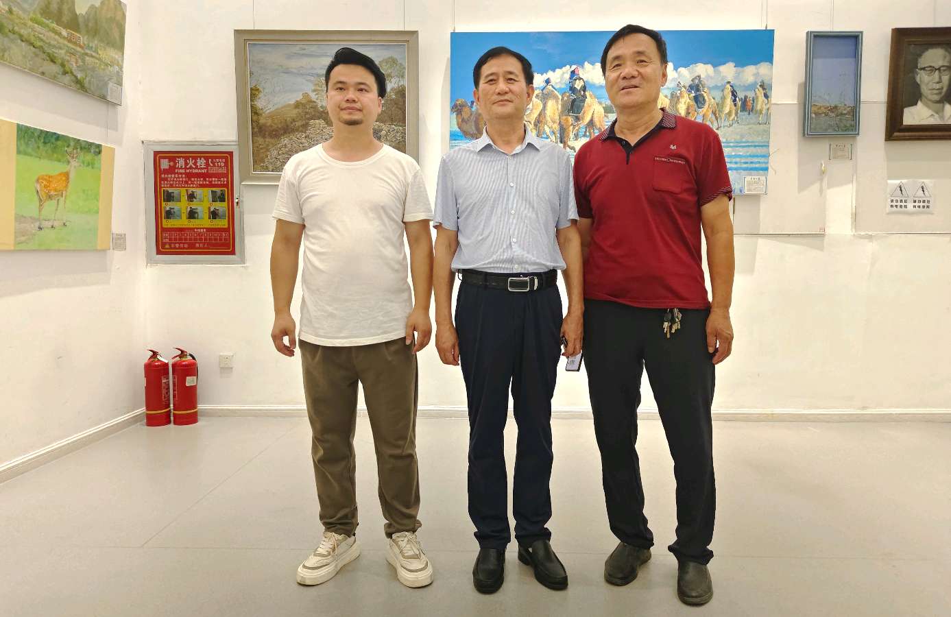 特刊:河间新绘艺校“艺心向党,百卉飘香”暨庆祝中国共产党成立103周年师生美术作品展在河间市美术馆隆重举行!中华诗经阁报道(图9)