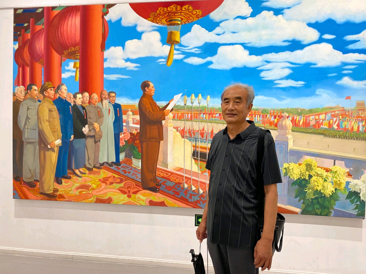 特刊:河间新绘艺校“艺心向党,百卉飘香”暨庆祝中国共产党成立103周年师生美术作品展在河间市美术馆隆重举行!中华诗经阁报道(图40)