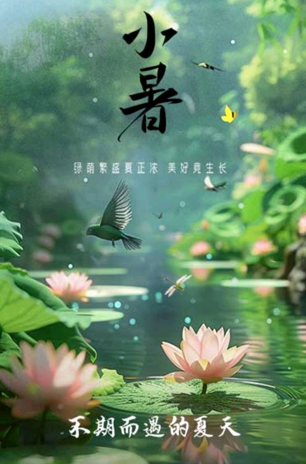 作者：谢桂香（湘湘）《七律 小暑来临》10654期~新京都文艺（图2）