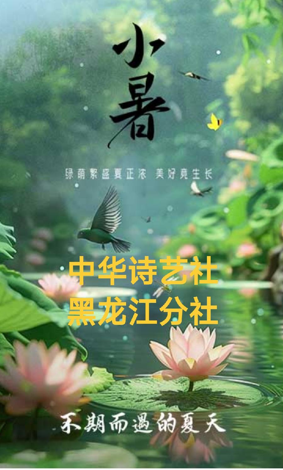 小暑诗词合集/中华诗艺社黑龙江分社推荐(图2)