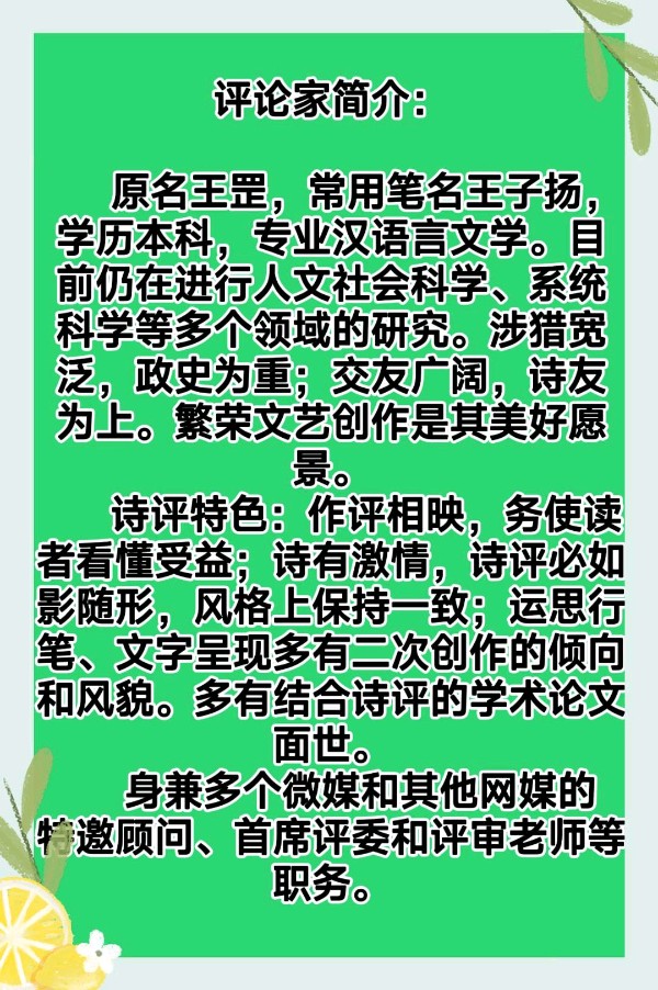 著名评论家王罡老师诗词欣赏（图15）