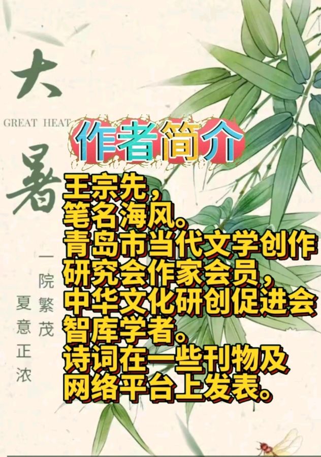 《现代诗人王宗先古诗新品》作者:海风 配乐:《诗画音乐》 [中国现代诗歌文化传媒]（图10）