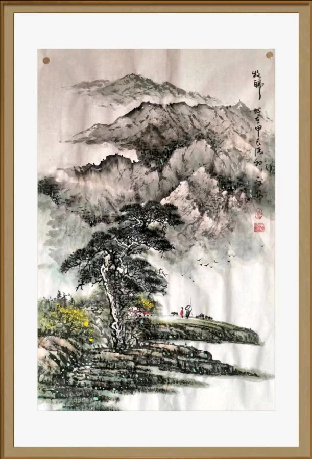 灵际本真生妙境-浅谈甘肃崆峒著名画家安平安先生作品的艺术与环境-作者/马有常西银/北京头条(图3)
