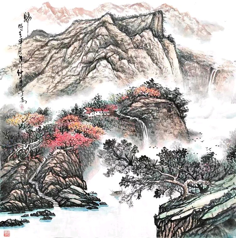 灵际本真生妙境-浅谈甘肃崆峒著名画家安平安先生作品的艺术与环境-作者/马有常西银/北京头条(图14)