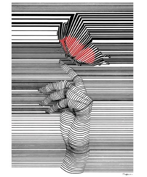 《临屏写诗.勾勒》作者:诗者联盟三群参与诗友【华人诗者联盟】（图9）