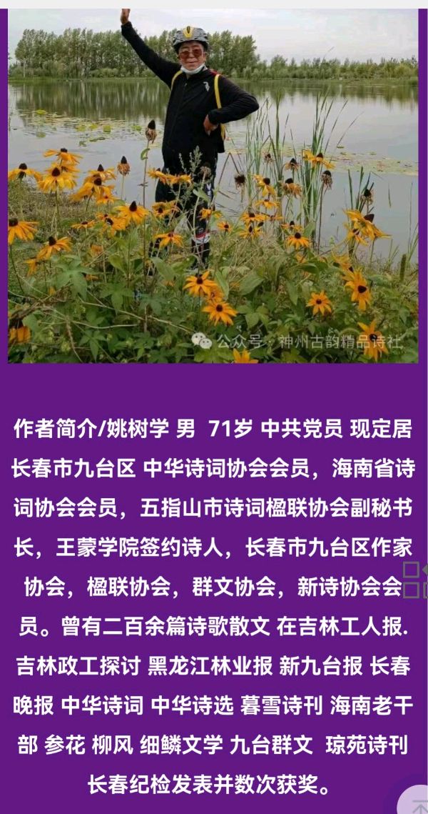 写给七夕的诗句（附：散文《葡萄架下》） 作者：姚树学（图2）
