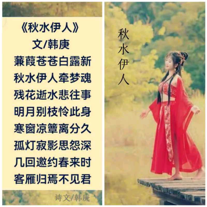 韩庚的《秋水伊人》