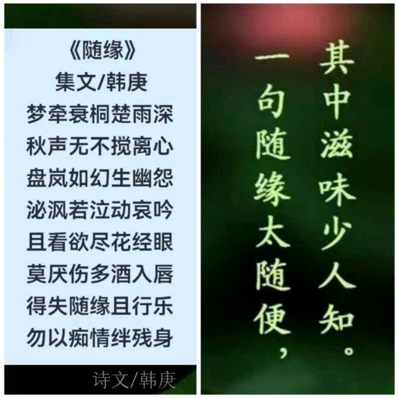 韩庚的《随缘》