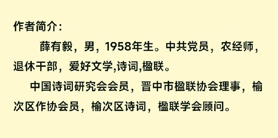 薛有毅诗联精选(六)/中华诗艺社黑龙江分社推荐（图6）