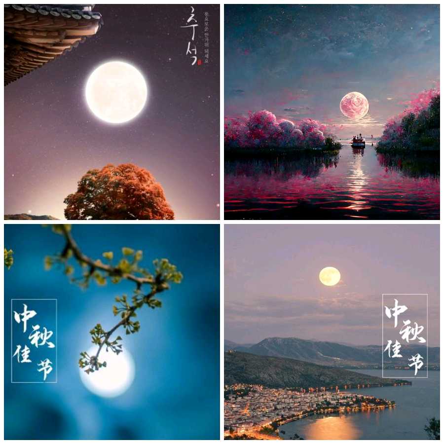 【重磅推出】鲁坡//七律•秋色流丹[写在中秋圆月时]秋韵系列作品展（图14）