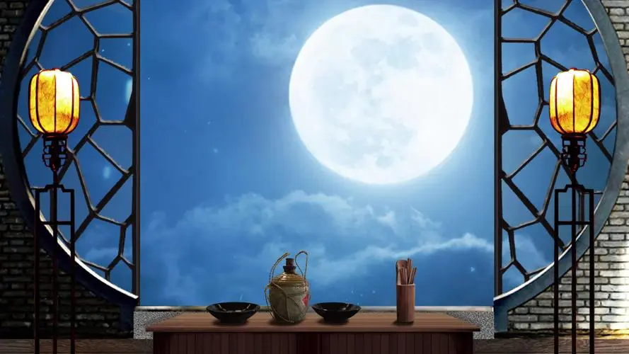 《中秋夜吟》作者:魏海录【桃源国际诗歌文化传媒】古韵欣赏（图6）