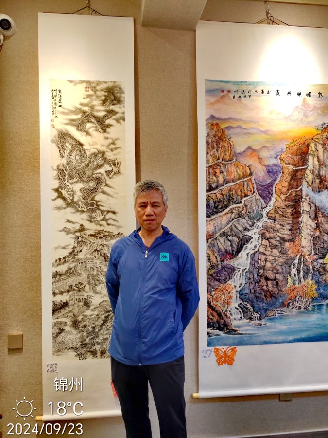 锦州市老年大学欢庆国庆、喜过重阳书画展专刊‖金风送爽翰墨飘香_主编／徐建华_京津沪头条（图57）