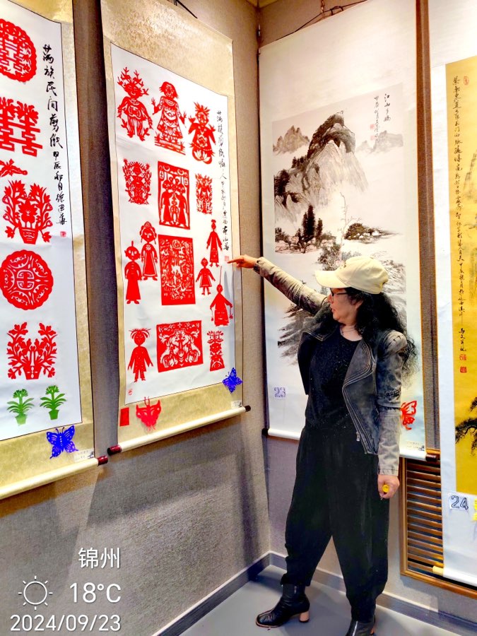 锦州市老年大学欢庆国庆、喜过重阳书画展专刊‖金风送爽翰墨飘香_主编／徐建华_京津沪头条（图77）