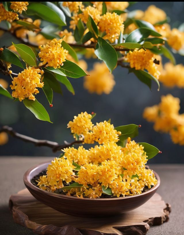 东方书剑的《鹧鸪天·咏桂》