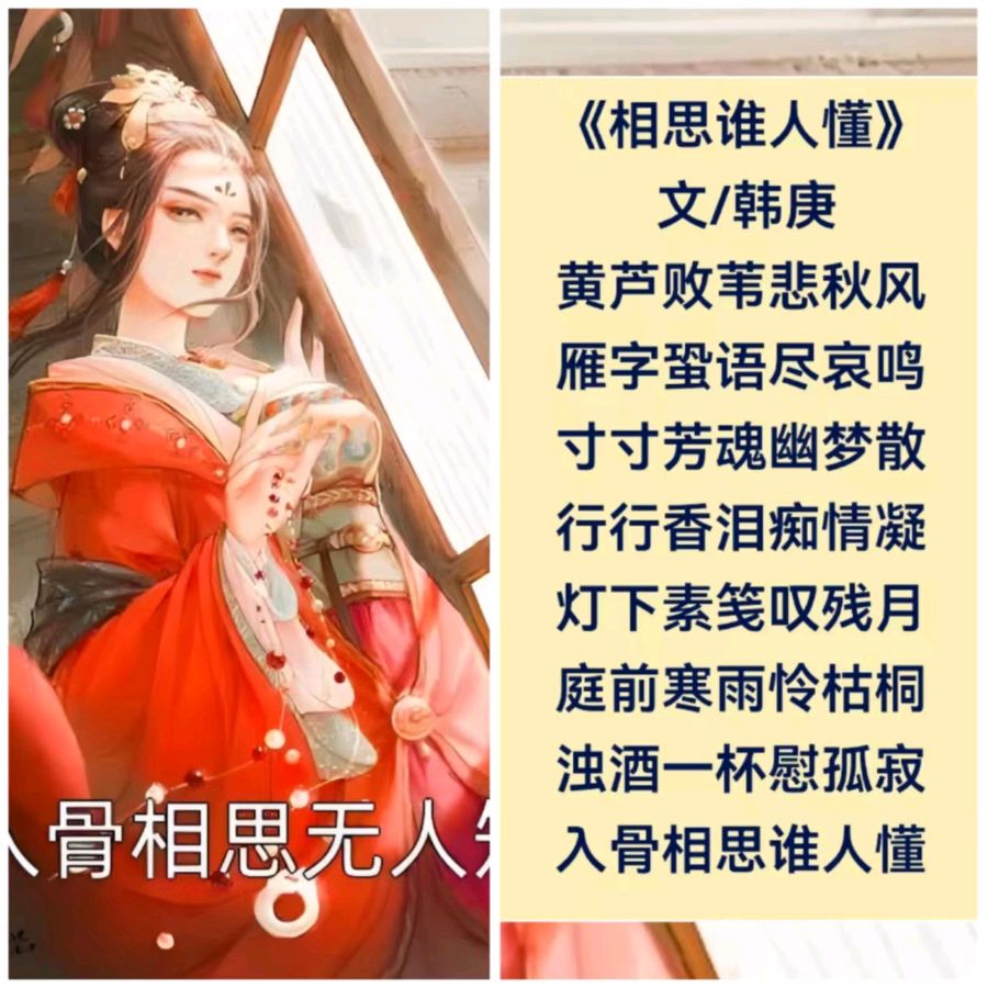 韩庚的《相思谁人懂》