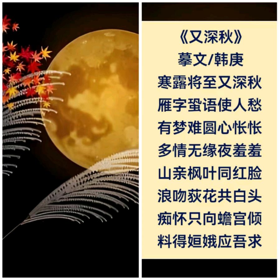 韩庚的《又深秋》