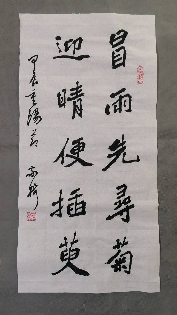 張敬梅（竹影横窗）∥迎重阳节（老人节）书法作品展示（图9）