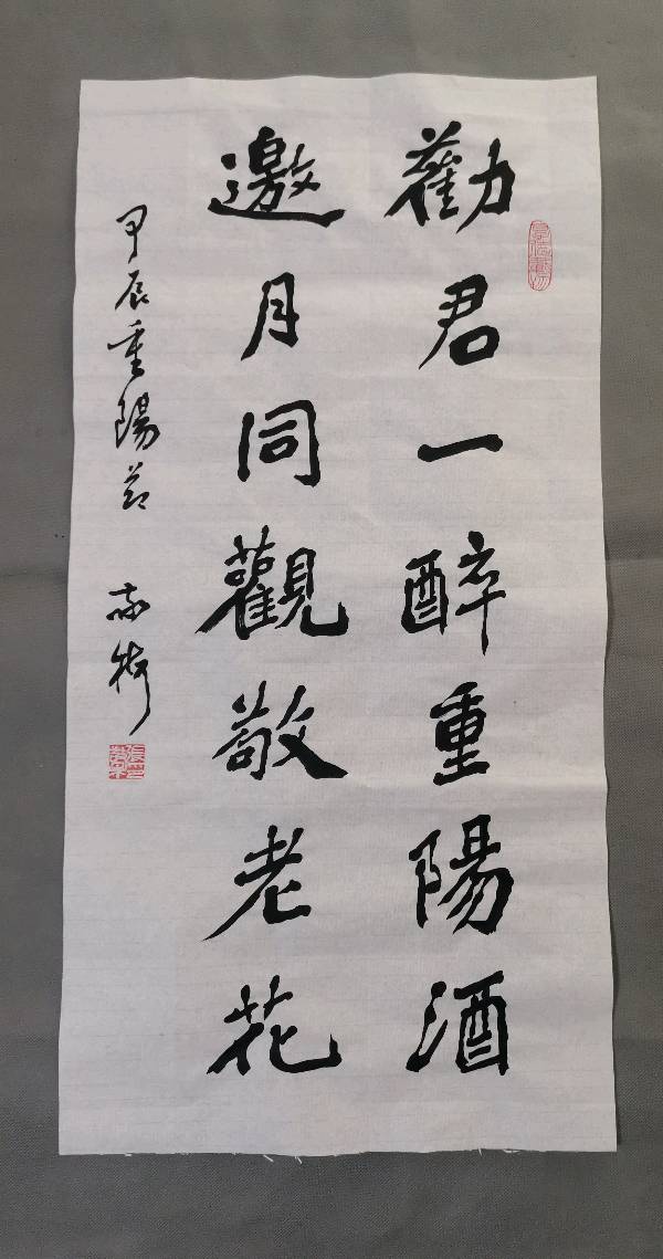 張敬梅（竹影横窗）∥迎重阳节（老人节）书法作品展示（图17）