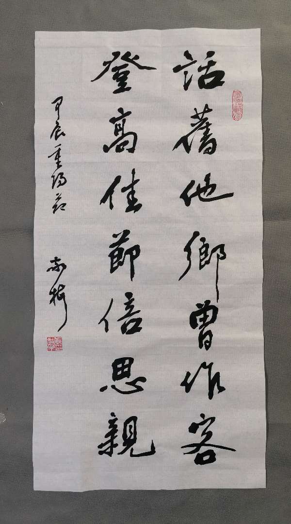 張敬梅（竹影横窗）∥迎重阳节（老人节）书法作品展示（图19）