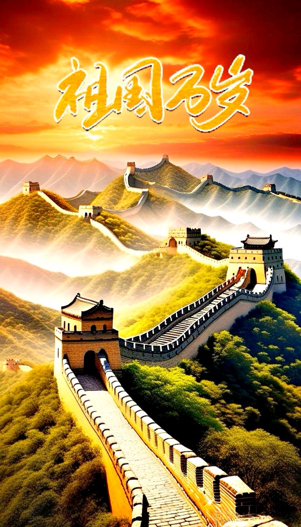 七律-国庆节（外一首）诗||旗袍（图17）