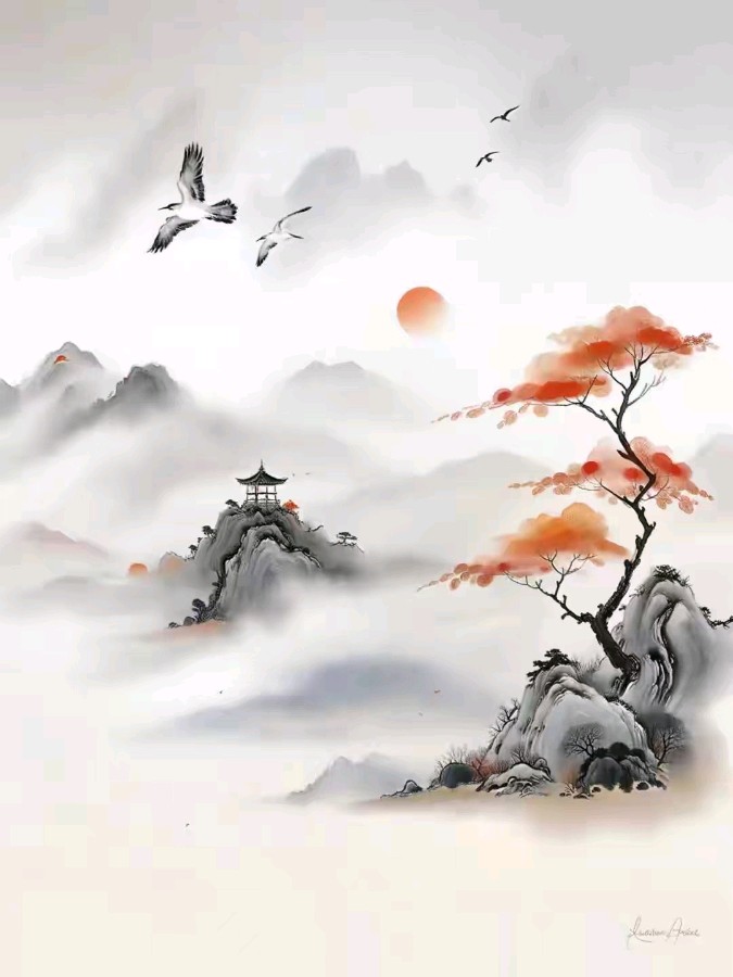 【小雅文创】杨学是《五绝八首 重阳抒怀》（图4）