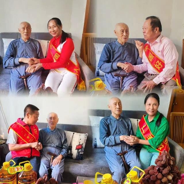 中国好人公益团队慰问解放战争老英雄张纯仁（图3）