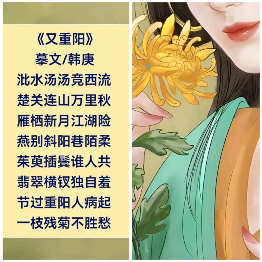 韩庚的《又重阳》