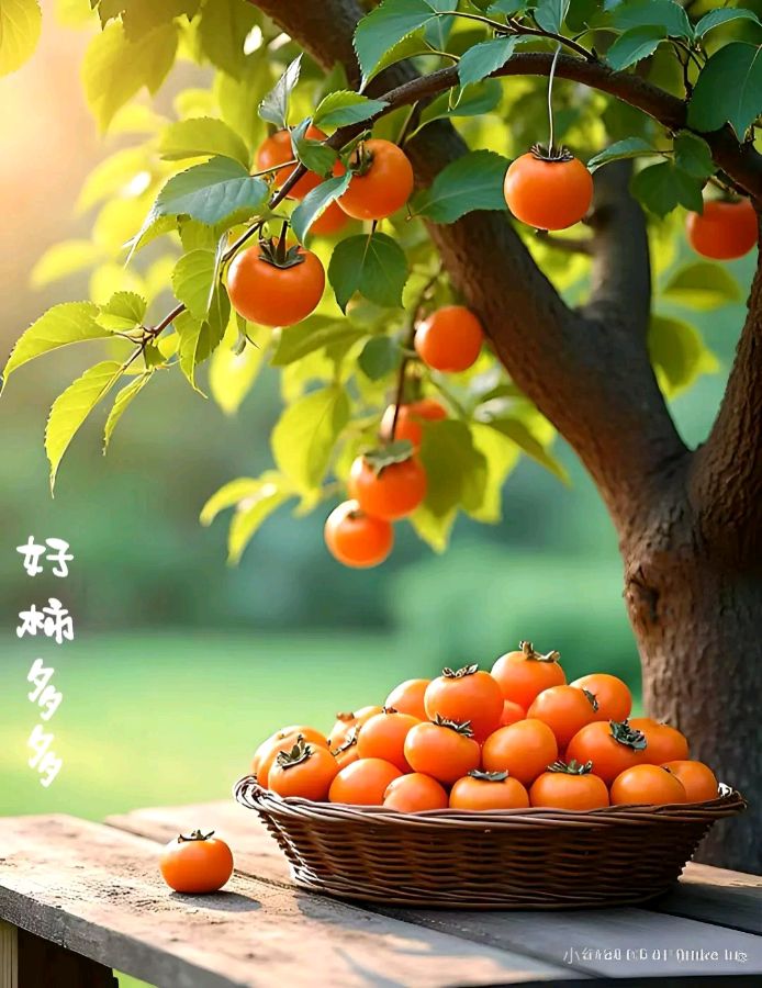七绝～秋柿文／卫水居士（图4）