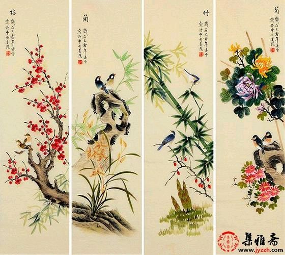 【梅兰竹菊】作者·牛在坤（山东）（图5）